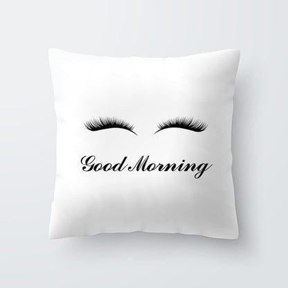 Marble Eye lash Decorative Throw Pillow Cushion Cover Home Decor