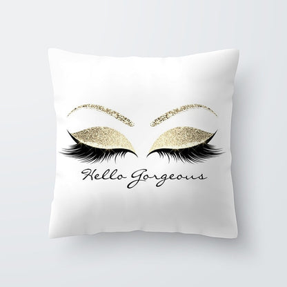 Marble Eye lash Decorative Throw Pillow Cushion Cover Home Decor