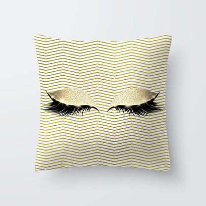 Marble Eye lash Decorative Throw Pillow Cushion Cover Home Decor