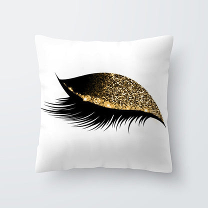 Marble Eye lash Decorative Throw Pillow Cushion Cover Home Decor