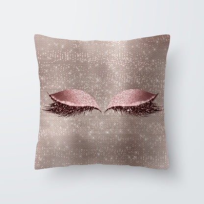Marble Eye lash Decorative Throw Pillow Cushion Cover Home Decor