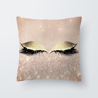 Marble Eye lash Decorative Throw Pillow Cushion Cover Home Decor