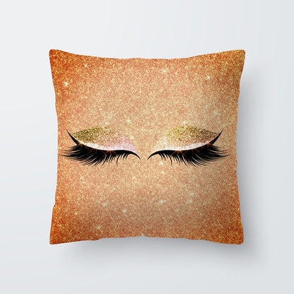Marble Eye lash Decorative Throw Pillow Cushion Cover Home Decor