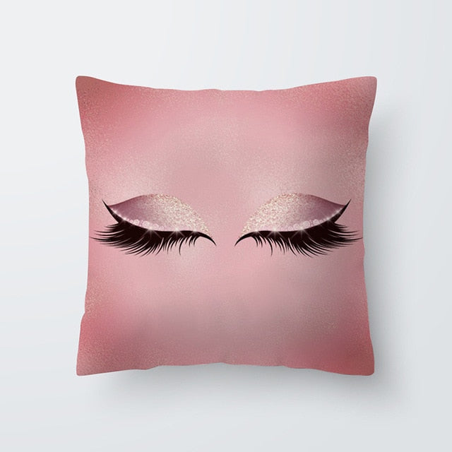 Marble Eye lash Decorative Throw Pillow Cushion Cover Home Decor