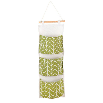 Cute Wall Sundry Cotton Line Hanging Organizer Bag Multi-layer Holder Makeup Rack Jewelry Storage  Basket