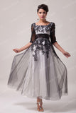 Grace Karin Popular Ball Gown Elegant Lace Evening Dresses Long Champagne White - Shopy Max