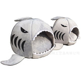 2016 2 Size Pet Products Warm Soft Dog House Pet Sleeping Bag Shark Dog Kennel Cat Bed - Shopy Max