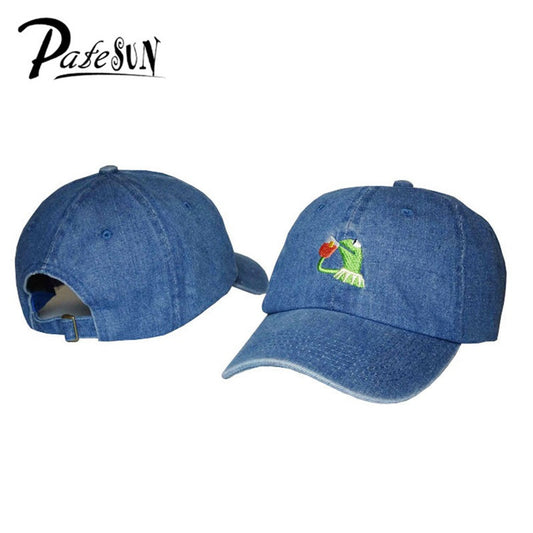 Frog Tea Snapback Kermit None Of My business Dad Hat Lerbon James casquette - Shopy Max
