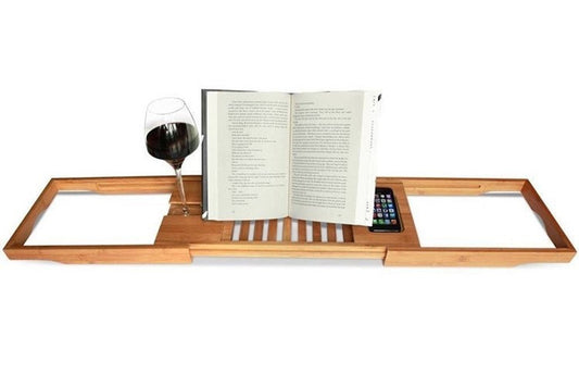 Aingoo Bamboo Delicate Bathtub Rack Multifunction Bathroom Furniture Relaxation Home Furniture High standard Hotels Bathtub Rack