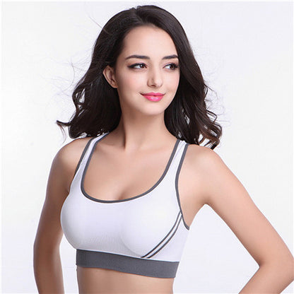 Hot Himanjie Women Padded Tank Top Athletic Vest Gym Fitness Sports Bra Stretch - Shopy Max