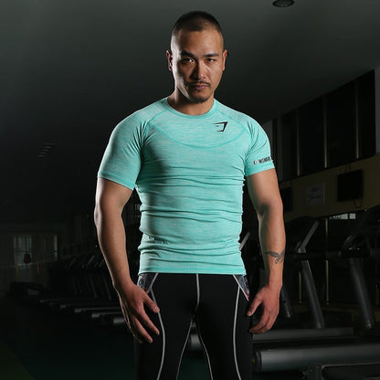 2016 New Arrival Shark Stringer T shirt Men Gymshark Bodybuilding and Fitness Men's