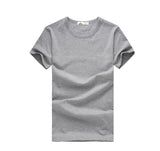 2016 Free Shipping new  Slim dark green red orange blue gray black  white T shirts Slim Fit