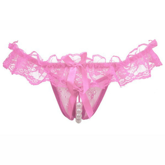 Hot Sexy Trendy Women's Underwear Panties Comfortable Beading Knickers Floral Thongs