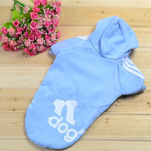 Dog Clothes Pets Coats Soft Cotton Puppy Dog Clothes Adidog Hoodies Clothes