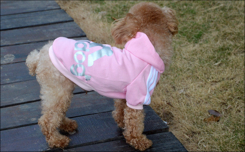 Dog Clothes Pets Coats Soft Cotton Puppy Dog Clothes Adidog Hoodies Clothes