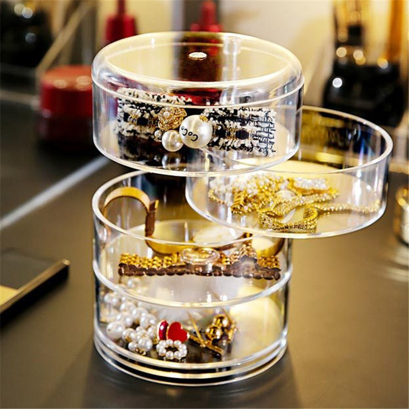 360 Degree Rotating Makeup Organizer Box