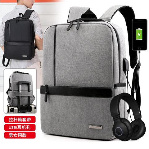 Litthing Slim Laptop Backpack Men Office Work Men Backpack Business