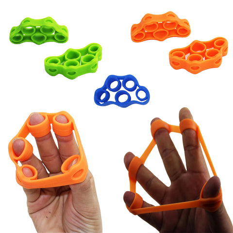 1Pcs Silicone Hand Finger Trainer Ring Anti Stress Toy Student School Increase Focus Toy Antistress For Autism