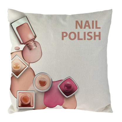 New Cosmetics Perfume Bottles Nail polish Lipsticks Pillow Cove