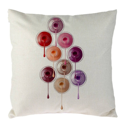 New Cosmetics Perfume Bottles Nail polish Lipsticks Pillow Cove