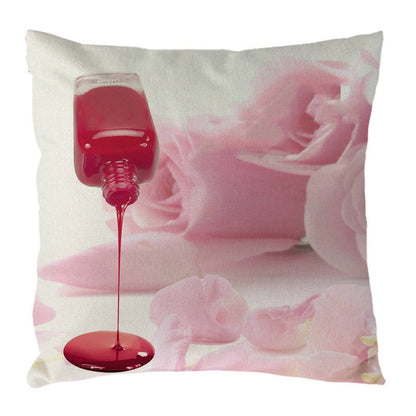 New Cosmetics Perfume Bottles Nail polish Lipsticks Pillow Cove