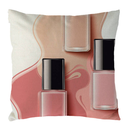 New Cosmetics Perfume Bottles Nail polish Lipsticks Pillow Cove