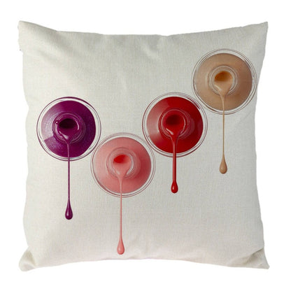 New Cosmetics Perfume Bottles Nail polish Lipsticks Pillow Cove