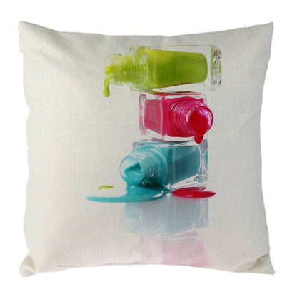 New Cosmetics Perfume Bottles Nail polish Lipsticks Pillow Cove