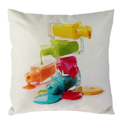 New Cosmetics Perfume Bottles Nail polish Lipsticks Pillow Cove