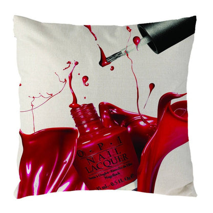 New Cosmetics Perfume Bottles Nail polish Lipsticks Pillow Cove