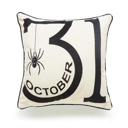 Twins Party 45x45cm Trick Treat Pumpkin Print Throw Pillow Cushion Happy Halloween