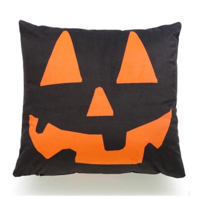 Twins Party 45x45cm Trick Treat Pumpkin Print Throw Pillow Cushion Happy Halloween