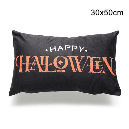 Twins Party 45x45cm Trick Treat Pumpkin Print Throw Pillow Cushion Happy Halloween