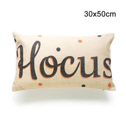 Twins Party 45x45cm Trick Treat Pumpkin Print Throw Pillow Cushion Happy Halloween