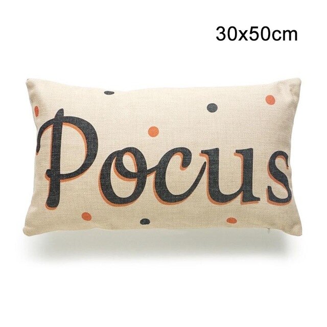 Twins Party 45x45cm Trick Treat Pumpkin Print Throw Pillow Cushion Happy Halloween