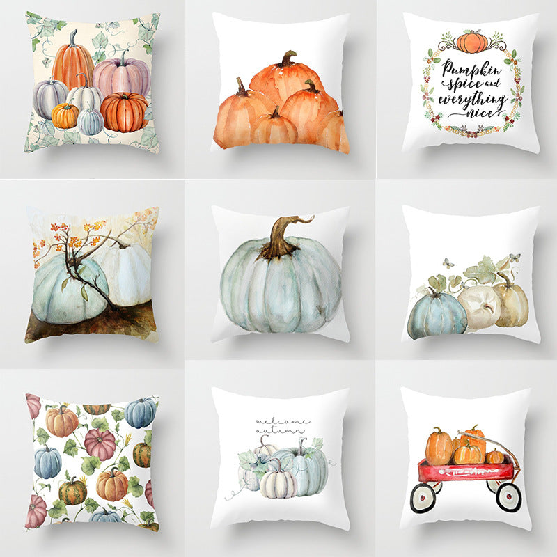 Modern Pumpkin printed cushion kids room Pillowcase Halloween Decorations