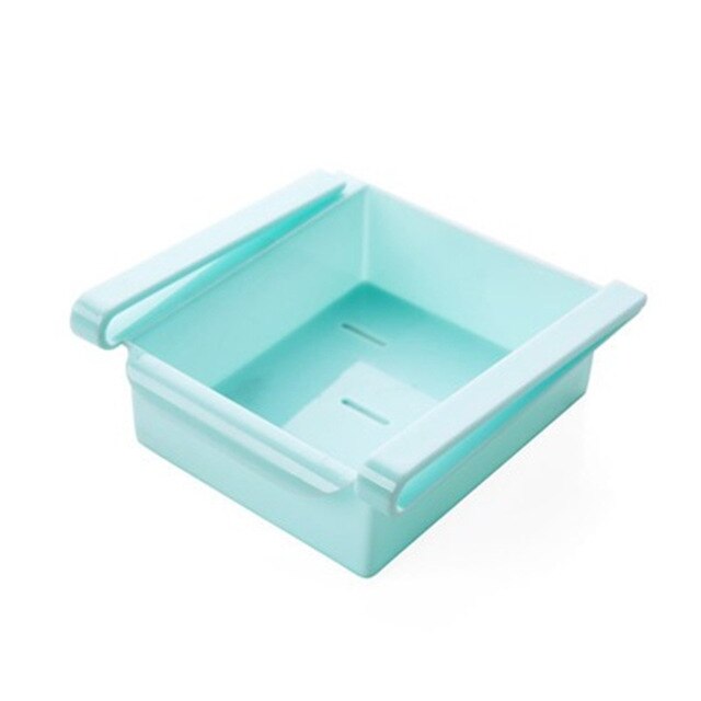 Kitchen Organizer  Refrigerator Storage Rack Fridge Freezer Shelf Holder Pull-out Drawer Organiser Egg Tray