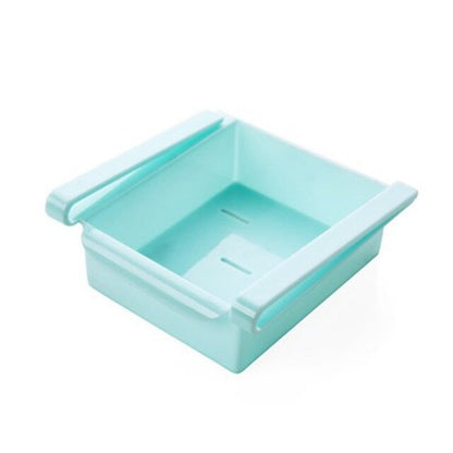 Kitchen Organizer  Refrigerator Storage Rack Fridge Freezer Shelf Holder Pull-out Drawer Organiser Egg Tray