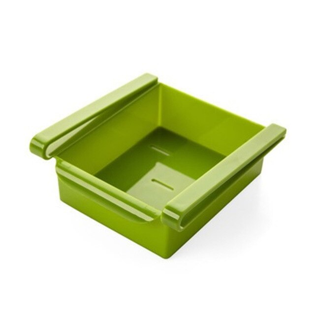 Kitchen Organizer  Refrigerator Storage Rack Fridge Freezer Shelf Holder Pull-out Drawer Organiser Egg Tray