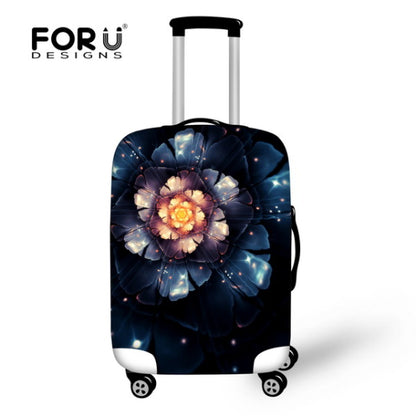 Vintage Flower Covers For Trolley Suitcase Elastic Waterproof Luggage Protective Cover For 18 - 30 Inch Travel Case Dustproof