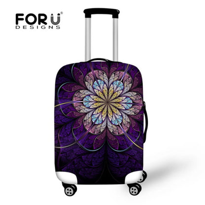 Vintage Flower Covers For Trolley Suitcase Elastic Waterproof Luggage Protective Cover For 18 - 30 Inch Travel Case Dustproof