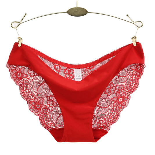 S-2XL!Hot sale! l women's sexy lace panties seamless cotton breathable panty - Shopy Max