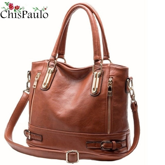 Fashion Women's Genuine Leather Handbags   Designer Luxury Famous Brand handbag