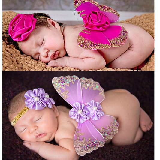 New Design Newborn Photography Props Infant Costume Outfit Butterfly Wings