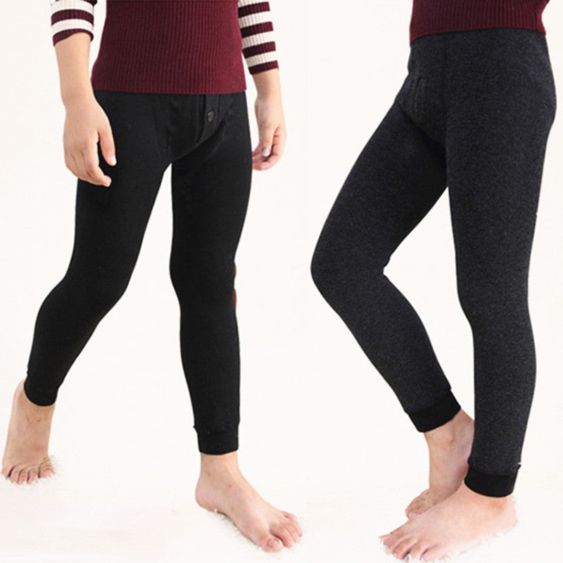3-12T Winter warm boy leggings cotton thermal legging kids panty-hose boy pants kid - Shopy Max