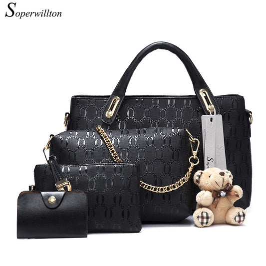 Soperwillton Famous Brand Women Bag Top-Handle Bags 2017 Fashion Women Messenger Bags - Shopy Max