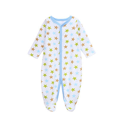 Mother Nest Long-Sleeved Baby Infant Cartoon Footies for Boys Jumpsuits Clothing