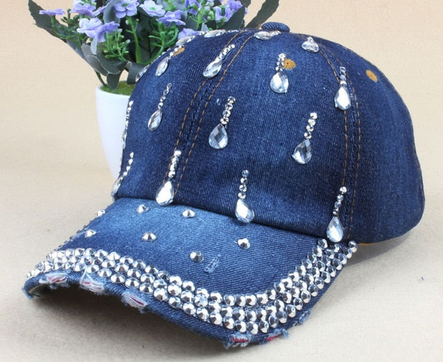 New Denim Hip Hop Caps Fashion Leisure Woman Cap With Water