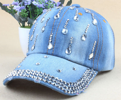 New Denim Hip Hop Caps Fashion Leisure Woman Cap With Water