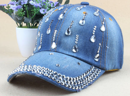 New Denim Hip Hop Caps Fashion Leisure Woman Cap With Water